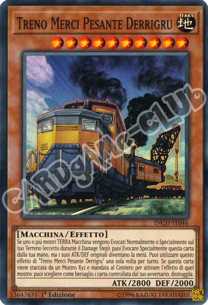 INCH-IT046 Treno Merci Pesante Derrigru super rara 1a Edizione (IT) -NEAR MINT-