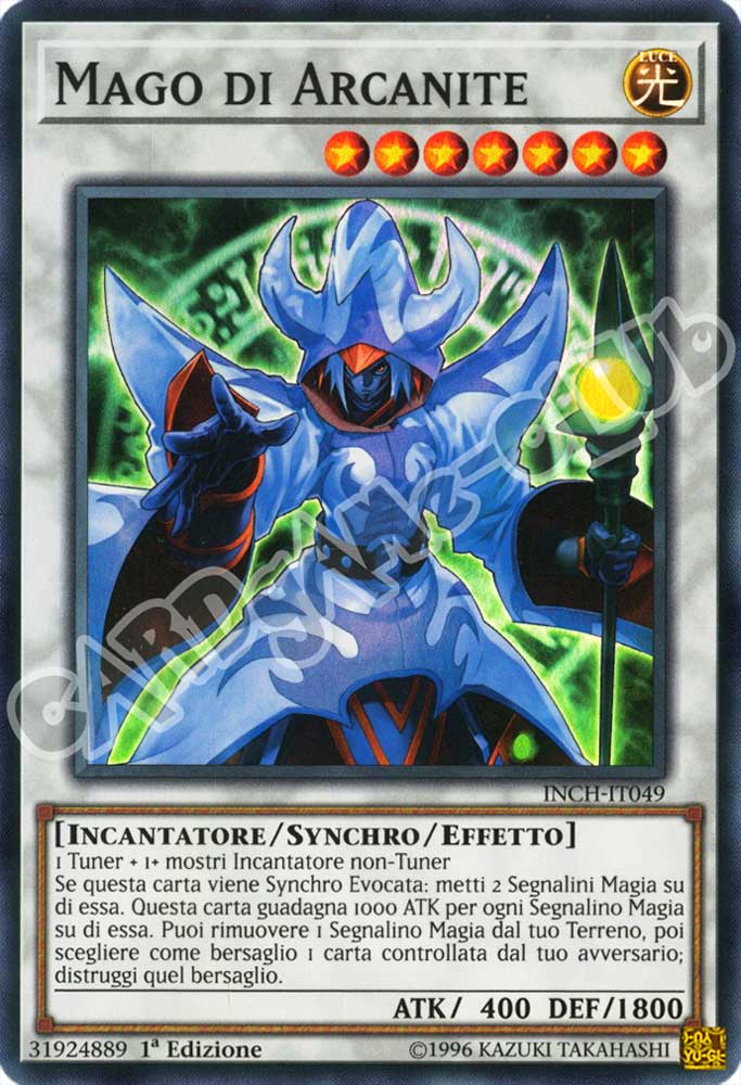 INCH-IT049 Mago di Arcanite super rara 1a Edizione (IT) -NEAR MINT-