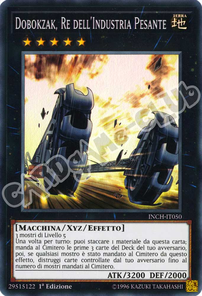 INCH-IT050 Debokzak, Re dell'Industria Pesante super rara 1a Edizione (IT) -NEAR MINT-