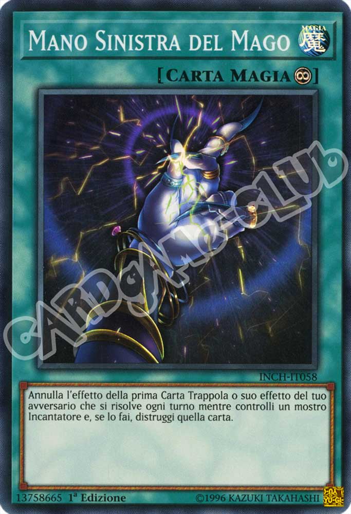 INCH-IT058 Mano Sinistra del Mago super rara 1a Edizione (IT) -NEAR MINT-