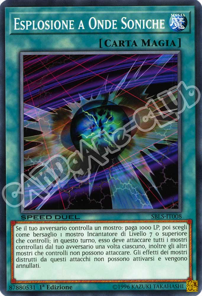 SBLS-IT008 Esplosione a Onde Soniche comune 1a Edizione (IT) -NEAR MINT-