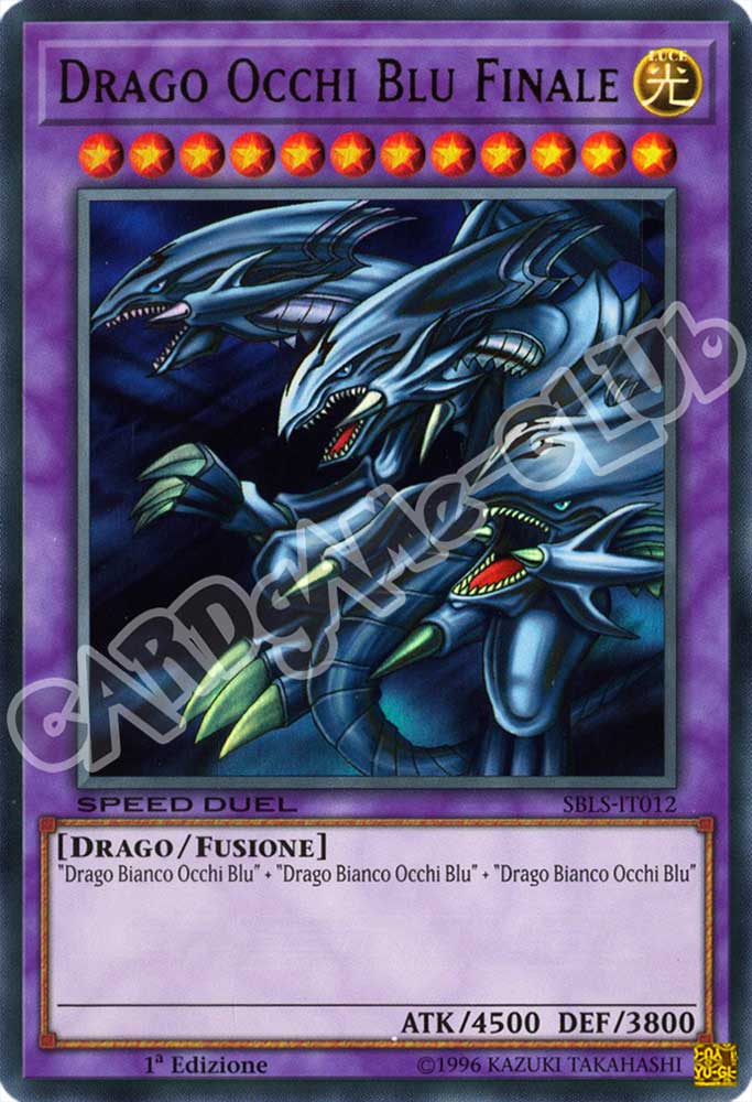SBLS-IT012 Drago Occhi Blu Finale ultra rara 1a Edizione (IT) -NEAR MINT-