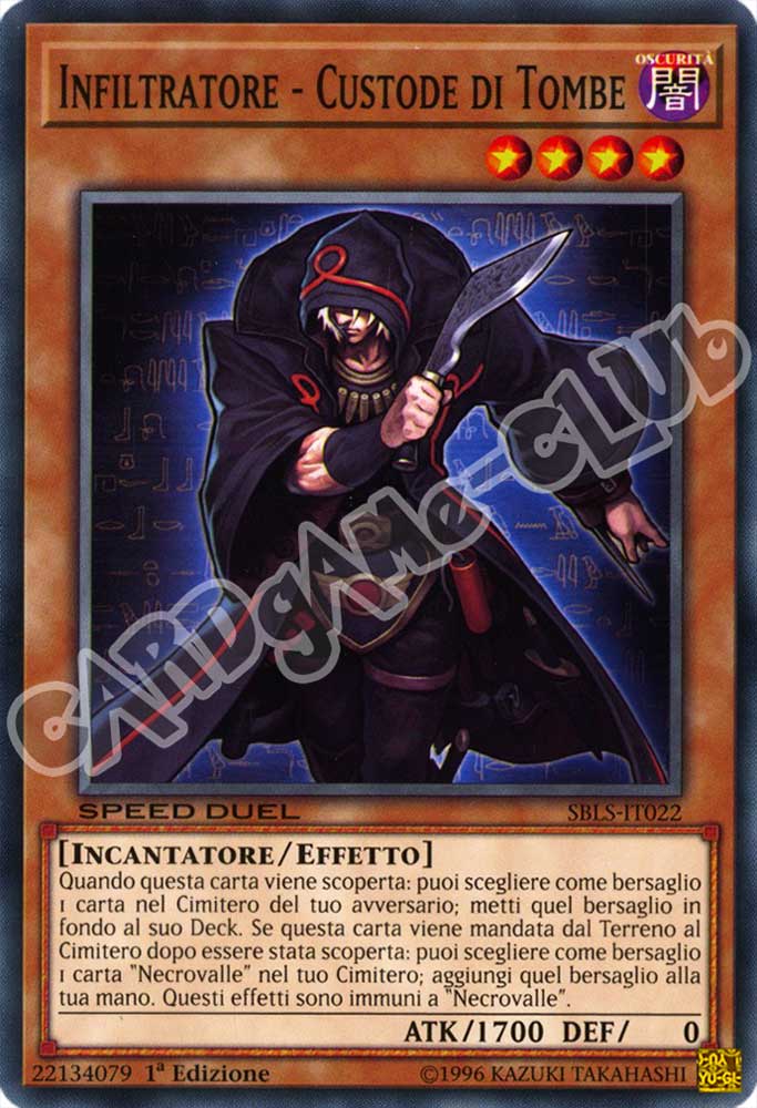 SBLS-IT022 Infiltratore - Custode di Tombe comune 1a Edizione (IT) -NEAR MINT-