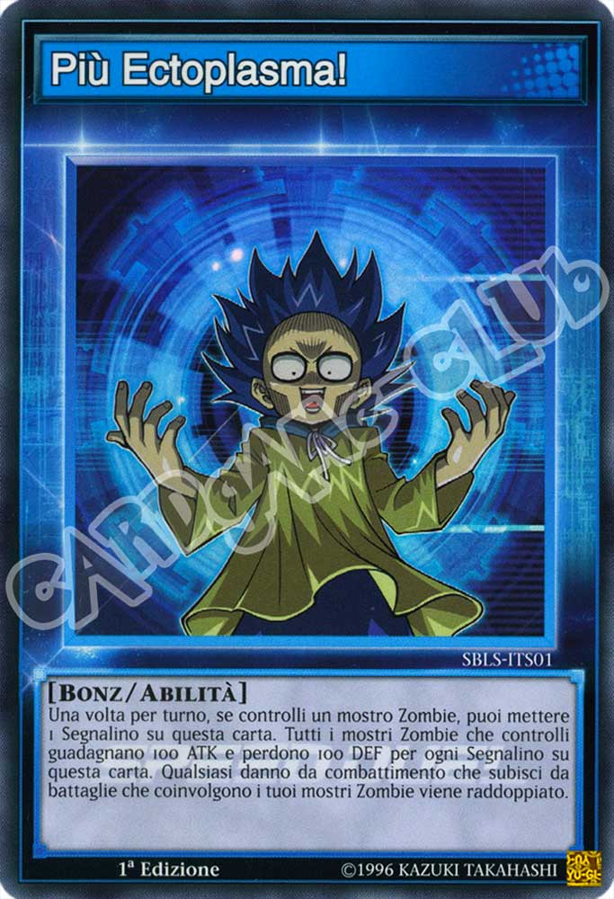 SBLS-ITS01 Piu' Ectoplasma! super rara 1a Edizione (IT) -NEAR MINT-