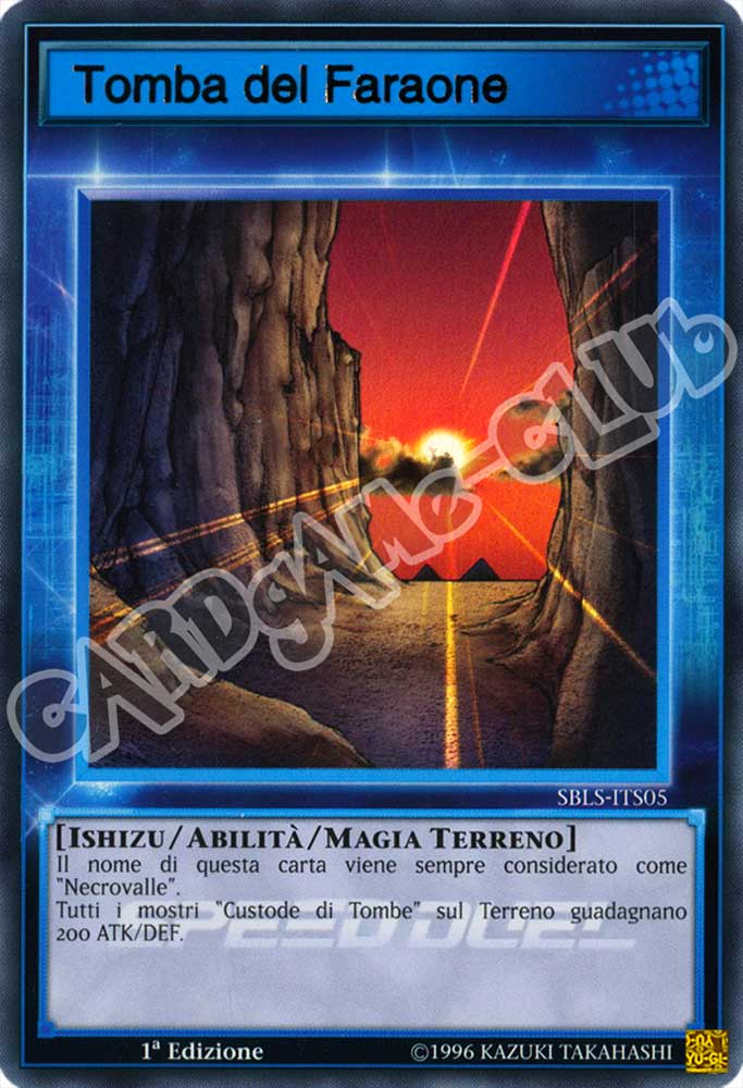 SBLS-ITS05 Tomba del Faraone ultra rara 1a Edizione (IT) -NEAR MINT-