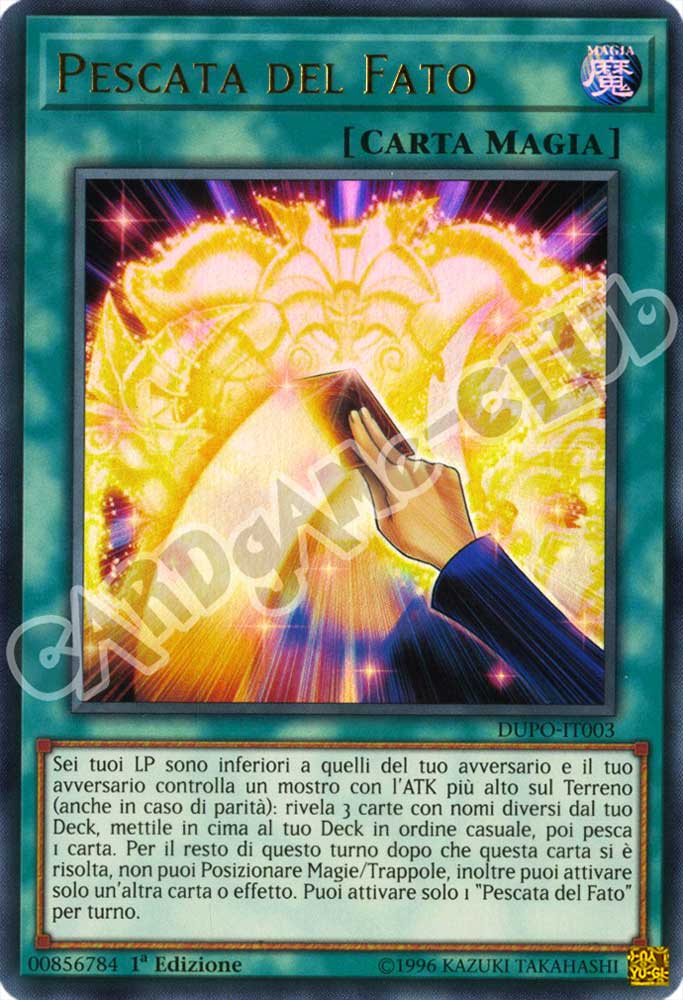 DUPO-IT003 Pescata del Fato ultra rara 1a Edizione (IT) -NEAR MINT-