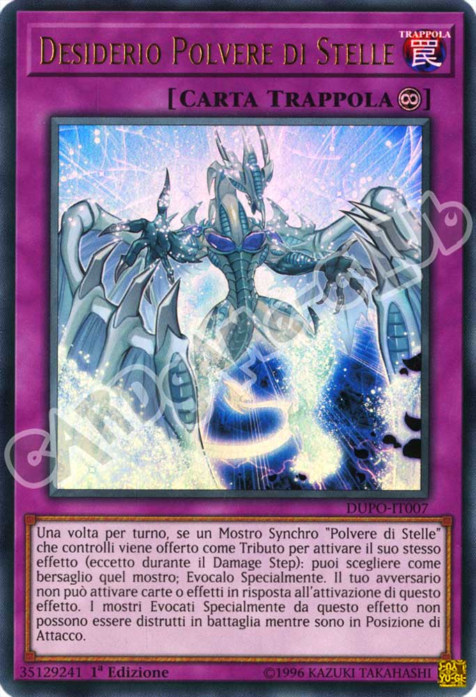 DUPO-IT007 Desiderio Polvere di Stelle ultra rara 1a Edizione (IT) -NEAR MINT-