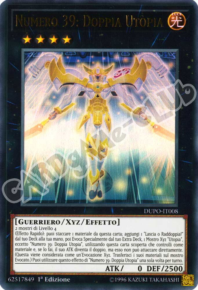 DUPO-IT008 Numero 39: Doppia Utopia ultra rara 1a Edizione (IT) -NEAR MINT-
