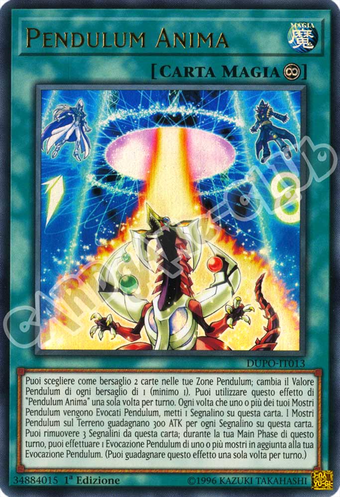 DUPO-IT013 Pendulum Anima ultra rara 1a Edizione (IT) -NEAR MINT-