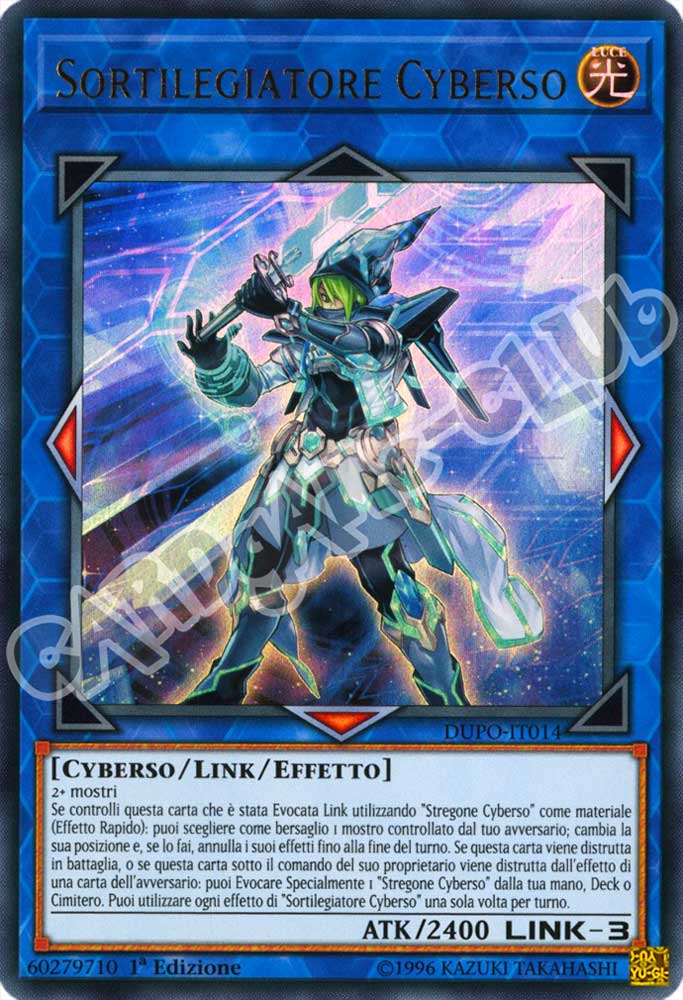 DUPO-IT014 Sortilegiatore Cyberso ultra rara 1a Edizione (IT) -NEAR MINT-