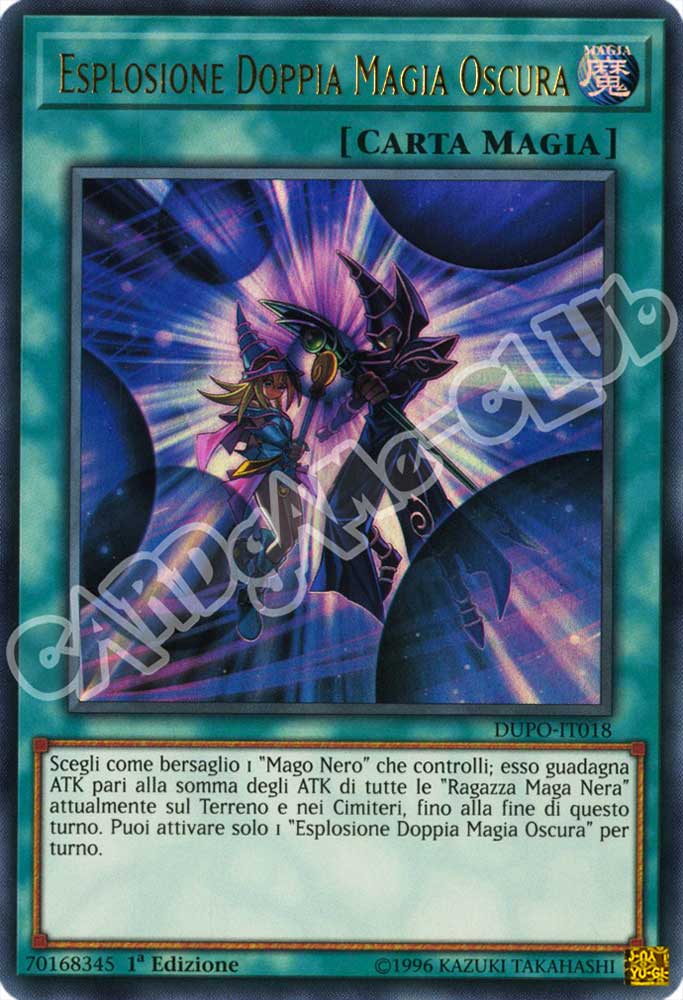 DUPO-IT018 Esplosione Doppia Magia Oscura ultra rara 1a Edizione (IT) -NEAR MINT-