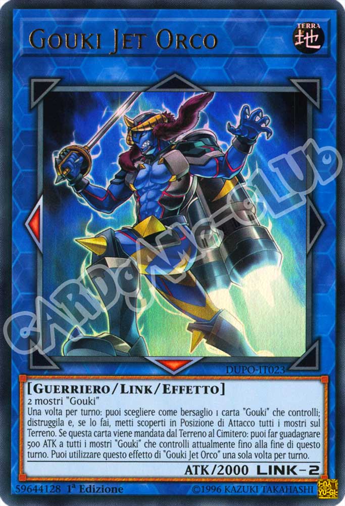 DUPO-IT023 Gouki Jet Orco ultra rara 1a Edizione (IT) -NEAR MINT-
