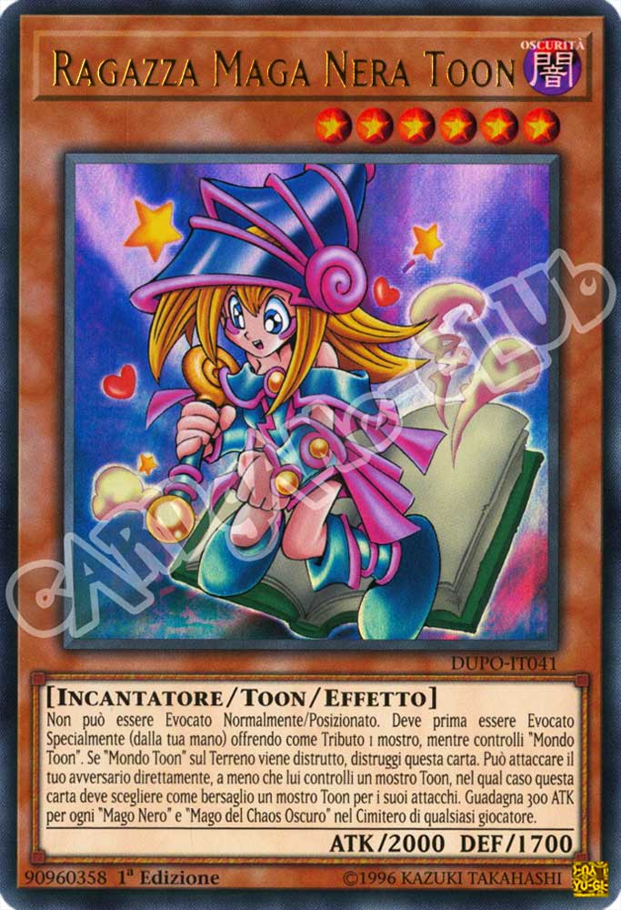 DUPO-IT041 Ragazza Maga Nera Toon ultra rara 1a Edizione (IT) -NEAR MINT-