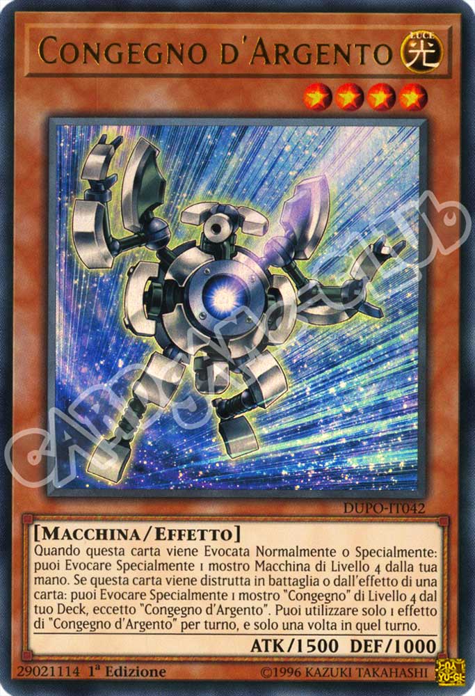 DUPO-IT042 Congegno d'Argento ultra rara 1a Edizione (IT) -NEAR MINT-