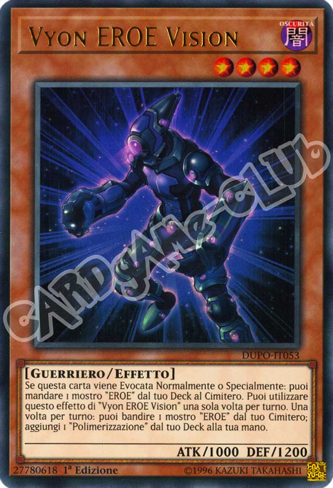 DUPO-IT053 Vyon EROE Vision ultra rara 1a Edizione (IT) -NEAR MINT-