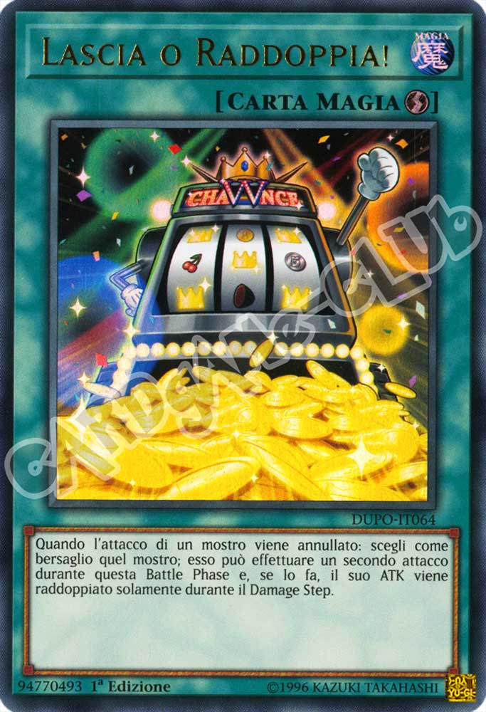 DUPO-IT064 Lascia o Raddoppia! ultra rara 1a Edizione (IT) -NEAR MINT-