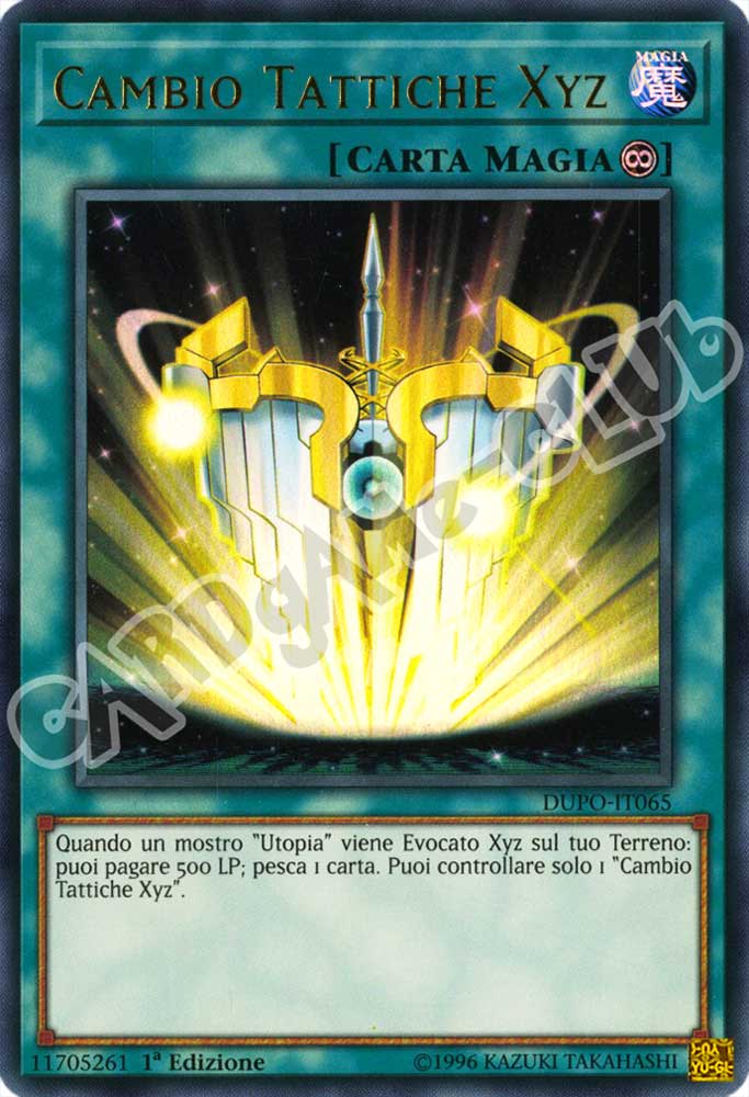DUPO-IT065 Cambio Tattiche Xyz ultra rara 1a Edizione (IT) -NEAR MINT-