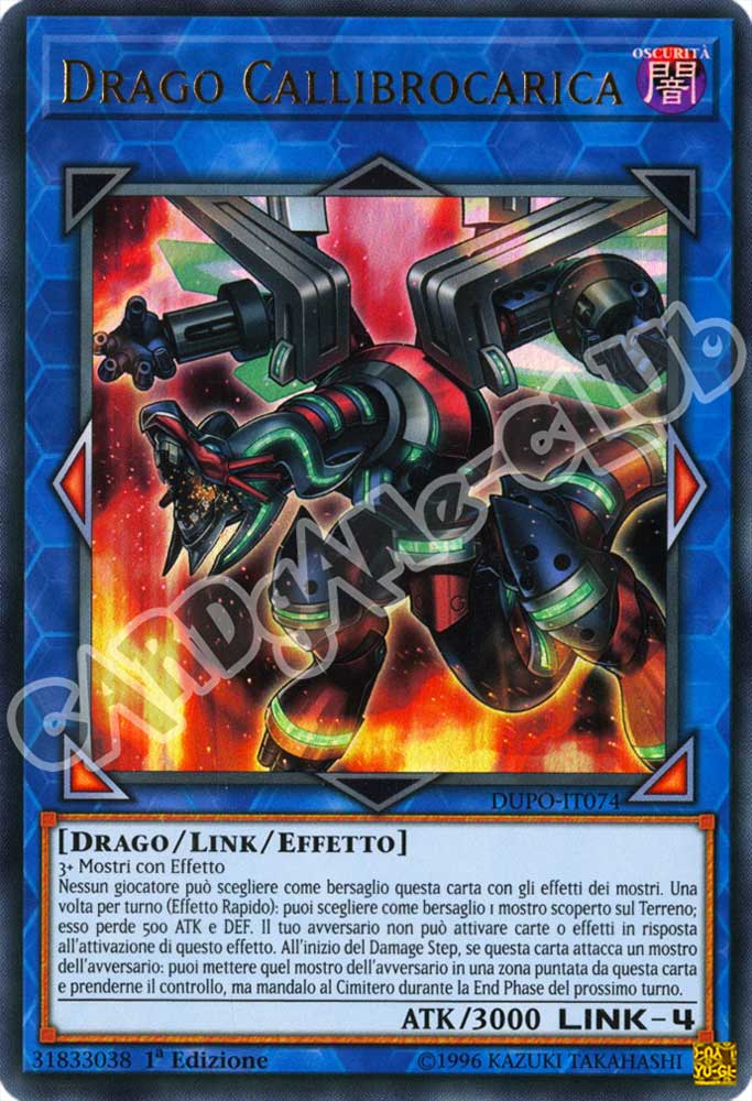 DUPO-IT074 Drago Callibrocarica ultra rara 1a Edizione (IT) -NEAR MINT-