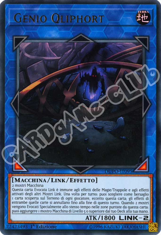 DUPO-IT095 Genio Qliphort ultra rara 1a Edizione (IT) -NEAR MINT-
