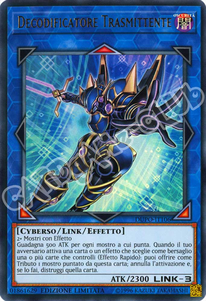 DUPO-IT106 Decodificatore Trasmittente ultra rara Edizione Limitata (IT) -NEAR MINT-