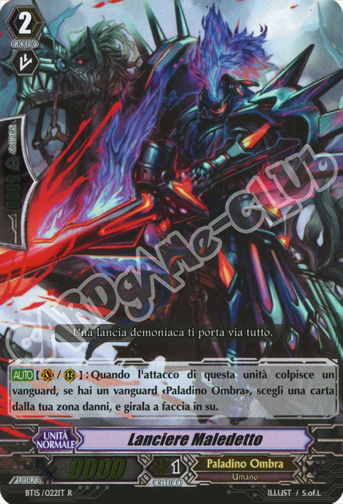 BT15-IT022 Lanciere Maledetto rara foil (IT) -NEAR MINT-