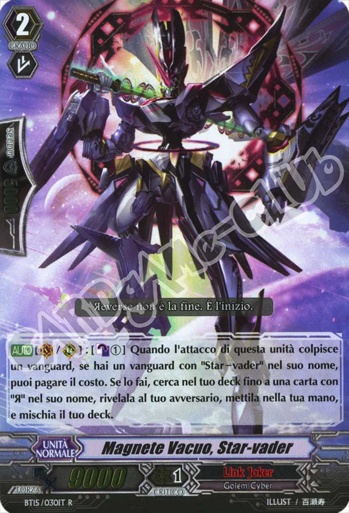BT15-IT030 Magnete Vacuo, Star-vader rara foil (IT) -NEAR MINT-