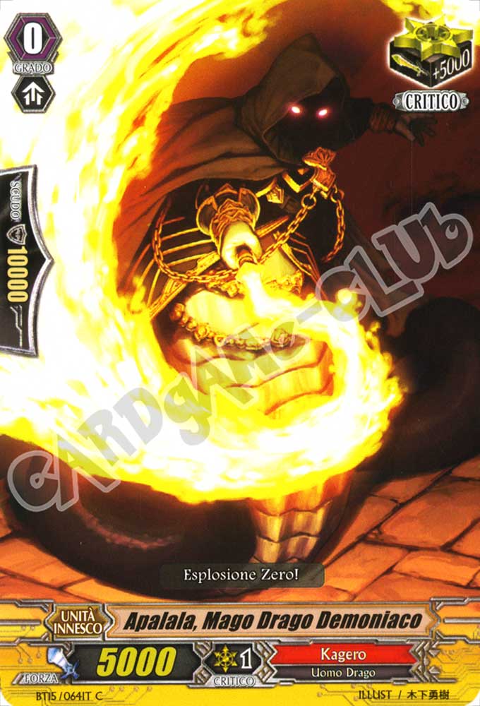BT15-IT064 Apalala, Mago Drago Demoniaco comune normale (IT) -NEAR MINT-