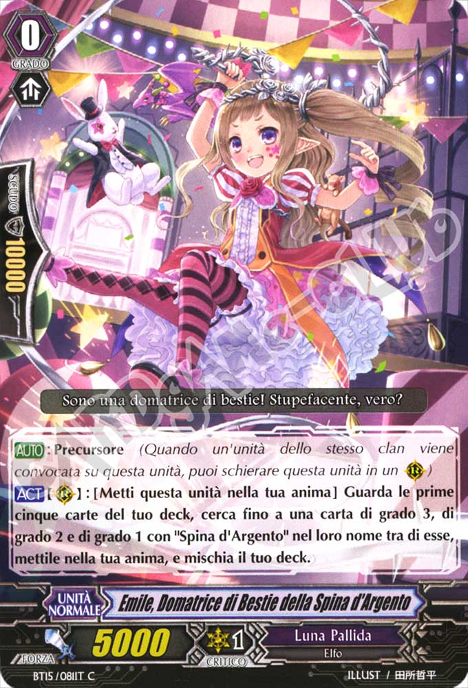 BT15-IT081 Emile, Domatrice di Bestie della Spina d'Argento comune normale (IT) -NEAR MINT-