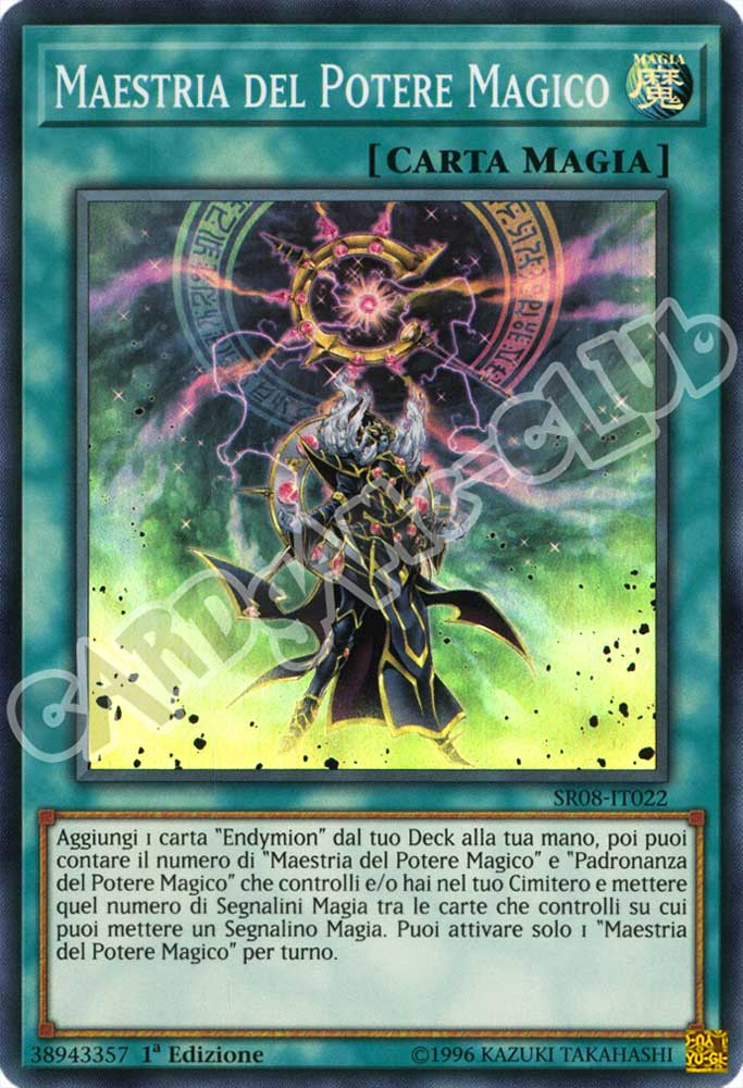 SR08-IT022 Maestria del Potere Magico super rara 1a Edizione (IT) -NEAR MINT-