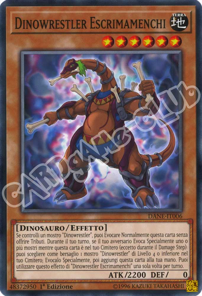 DANE-IT006 Dinowrestler Eskrimamenchi comune 1a Edizione (IT) -NEAR MINT-