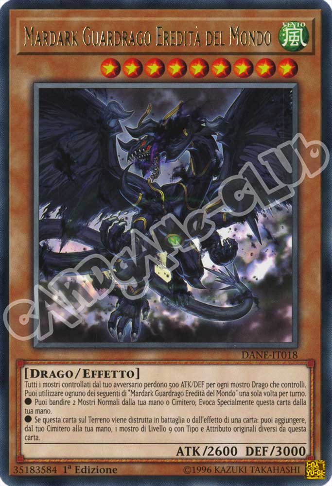 DANE-IT018 Mardark Guardrago Eredita' del Mondo rara 1a Edizione (IT) -NEAR MINT-
