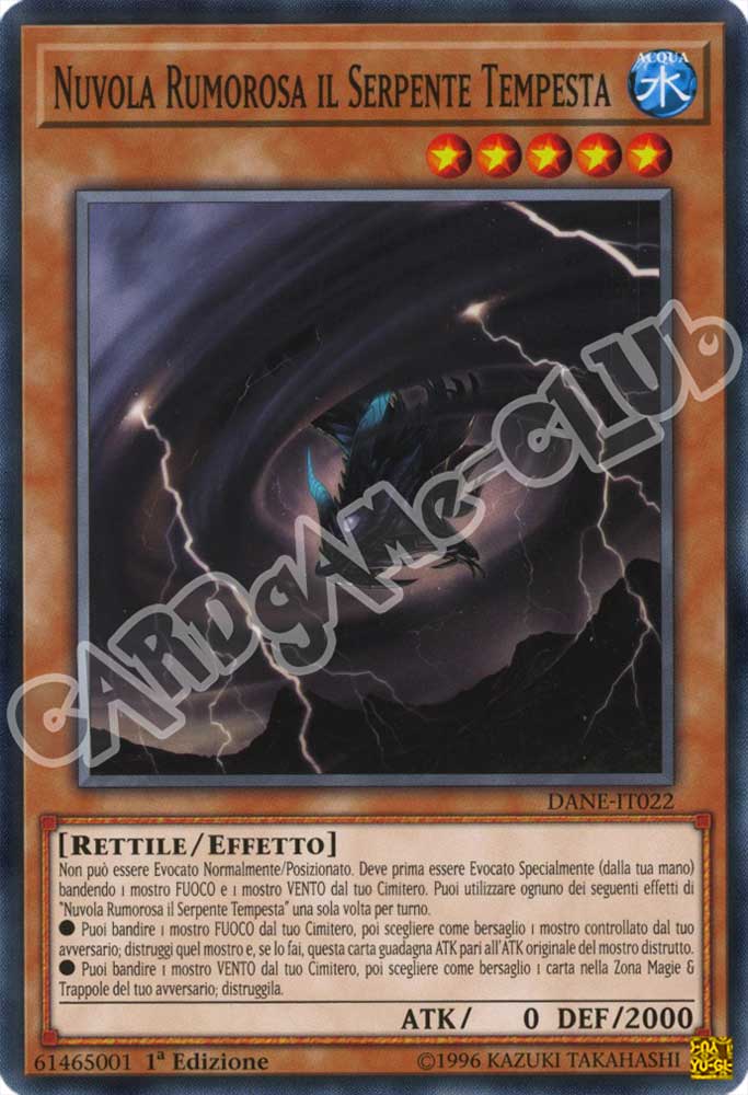 DANE-IT022 Nuvola Rumorosa il Serpente Tempesta comune 1a Edizione (IT) -NEAR MINT-