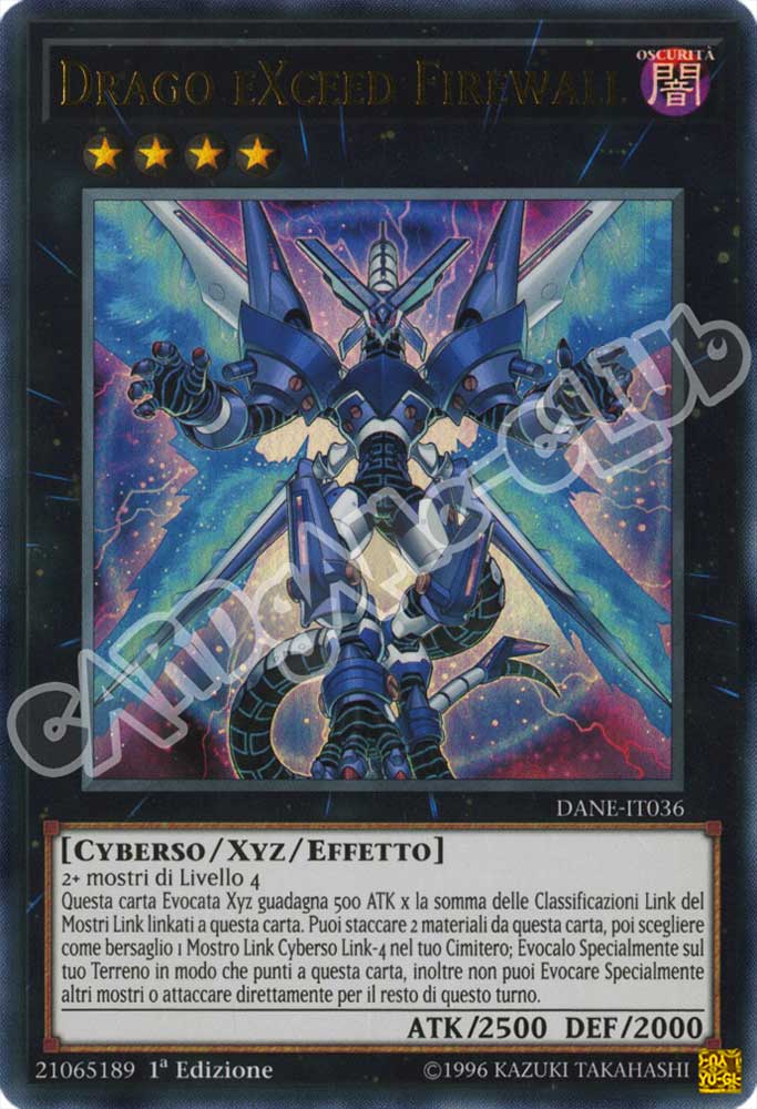 DANE-IT036 Drago Exceed Firewall ultra rara 1a Edizione (IT) -NEAR MINT-