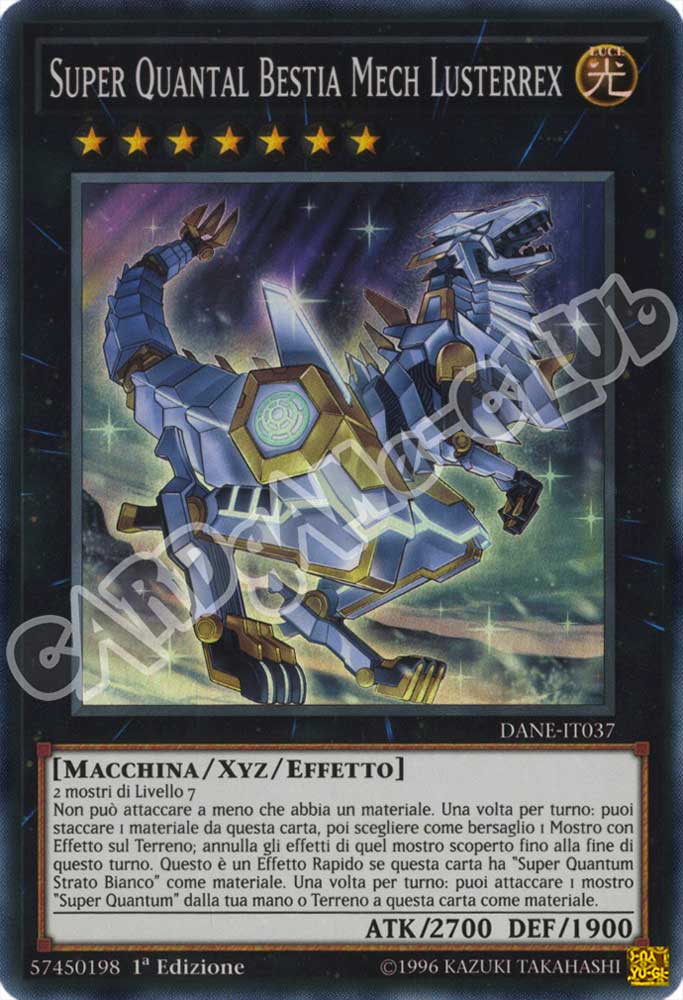 DANE-IT037 Super Quantal Bestia Mech Lusterrex super rara 1a Edizione (IT) -NEAR MINT-