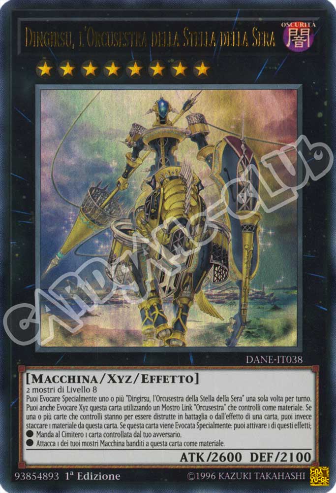 DANE-IT038 Dingirsu, l'Orcusestra della Stella della Sera ultra rara 1a Edizione (IT) -NEAR MINT-
