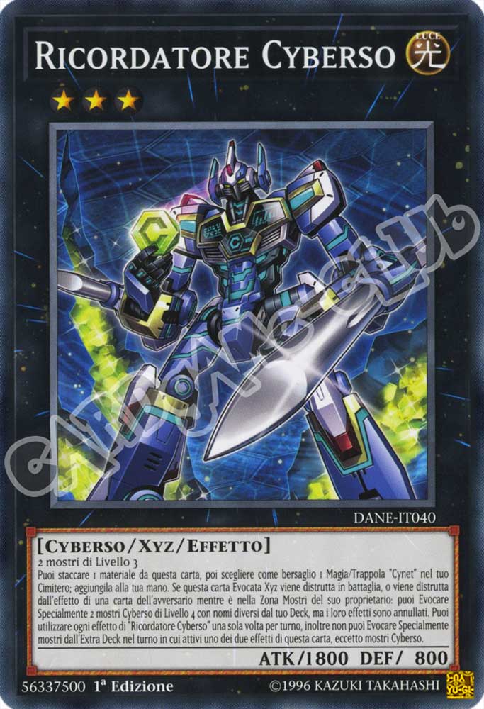 DANE-IT040 Ricordatore Cyberso comune 1a Edizione (IT) -NEAR MINT-