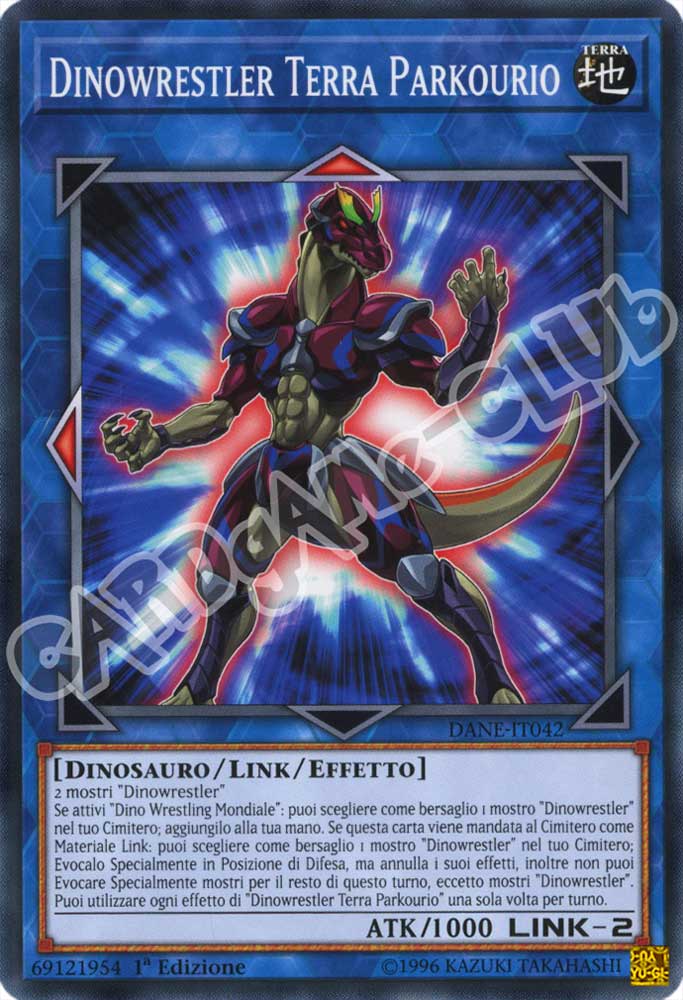 DANE-IT042 Dinowrestler Terra Parkourio comune 1a Edizione (IT) -NEAR MINT-