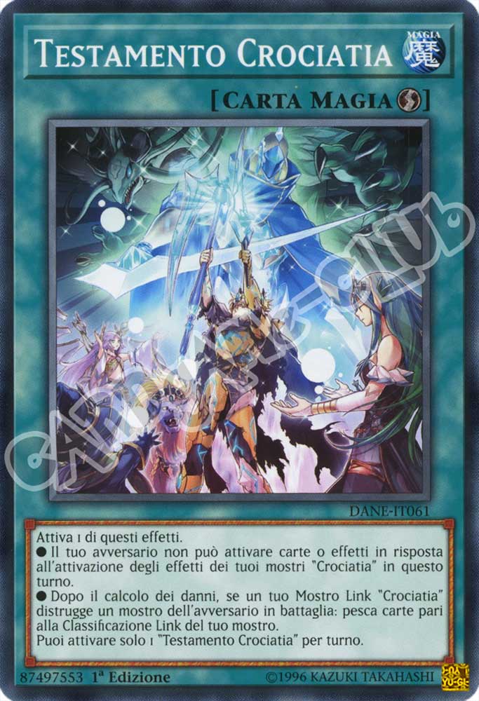 DANE-IT061 Testamanto Crociata comune 1a Edizione (IT) -NEAR MINT-