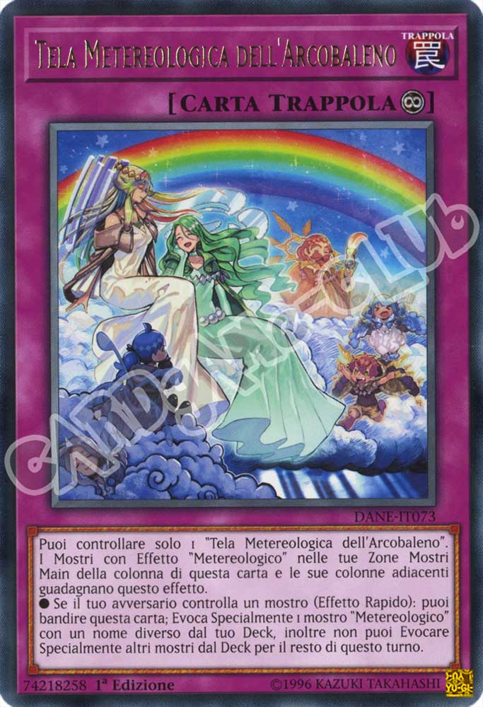 DANE-IT073 Tela Metereologica dell'Arcobaleno rara 1a Edizione (IT) -NEAR MINT-