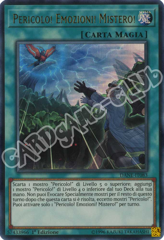 DANE-IT083 Pericolo! Emozioni! Mistero! ultra rara 1a Edizione (IT) -NEAR MINT-