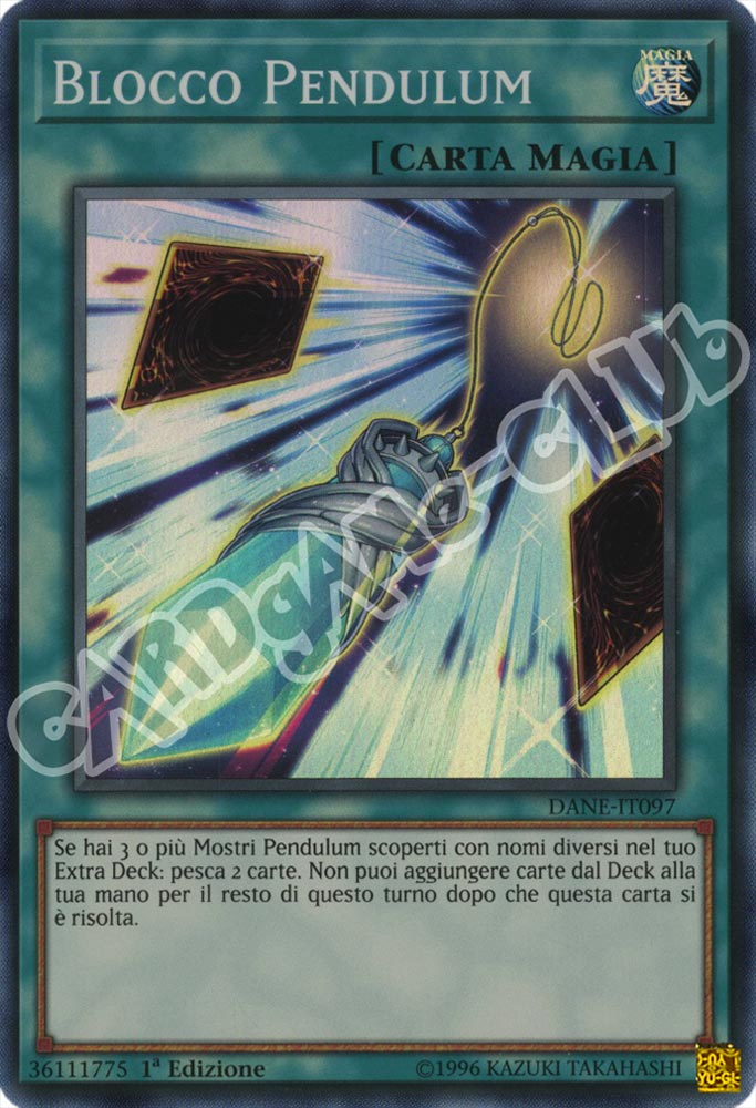 DANE-IT097 Blocco Pendulum super rara 1a Edizione (IT) -NEAR MINT-