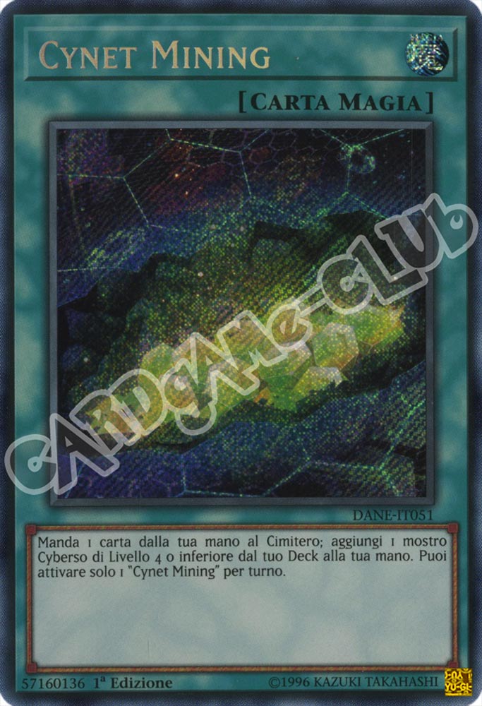 DANE-IT051 Cynet Mining rara segreta 1a Edizione (IT) -NEAR MINT-