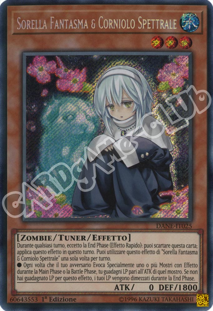 DANE-IT025 Sorella Fantasma & Corniolo Spettrale rara segreta 1a Edizione (IT) -NEAR MINT-