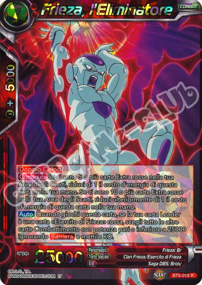 BT6-018 Frieza, l'Eliminatore rara rara (IT) -NEAR MINT-