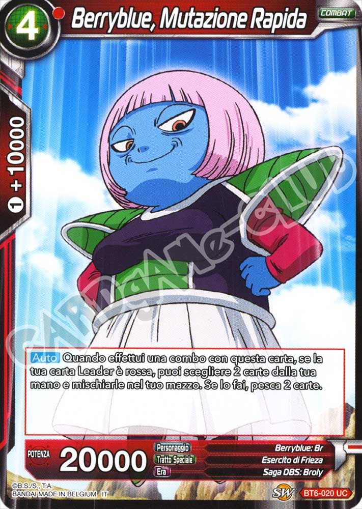BT6-020 Berryblue, Mutazione Rapida non comune normale (IT) -NEAR MINT-