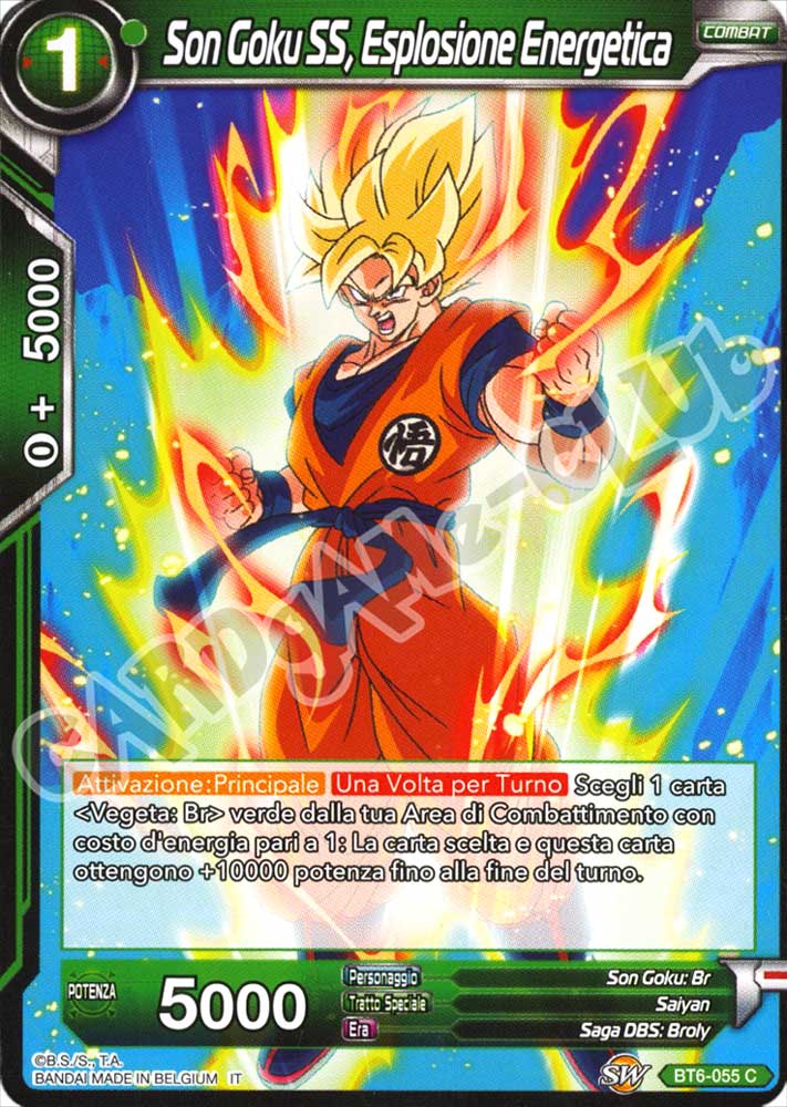 BT6-055 Son Goku SS, Esplosione Energetica comune normale (IT) -NEAR MINT-