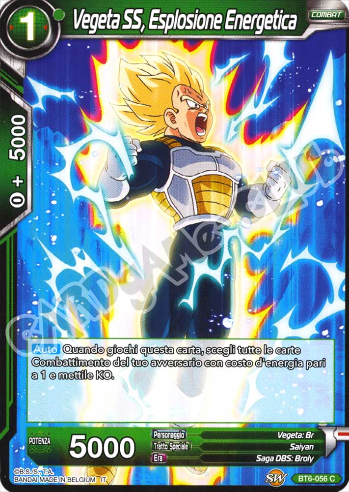 BT6-056 Vegeta SS, Esplosione Energetica comune normale (IT) -NEAR MINT-