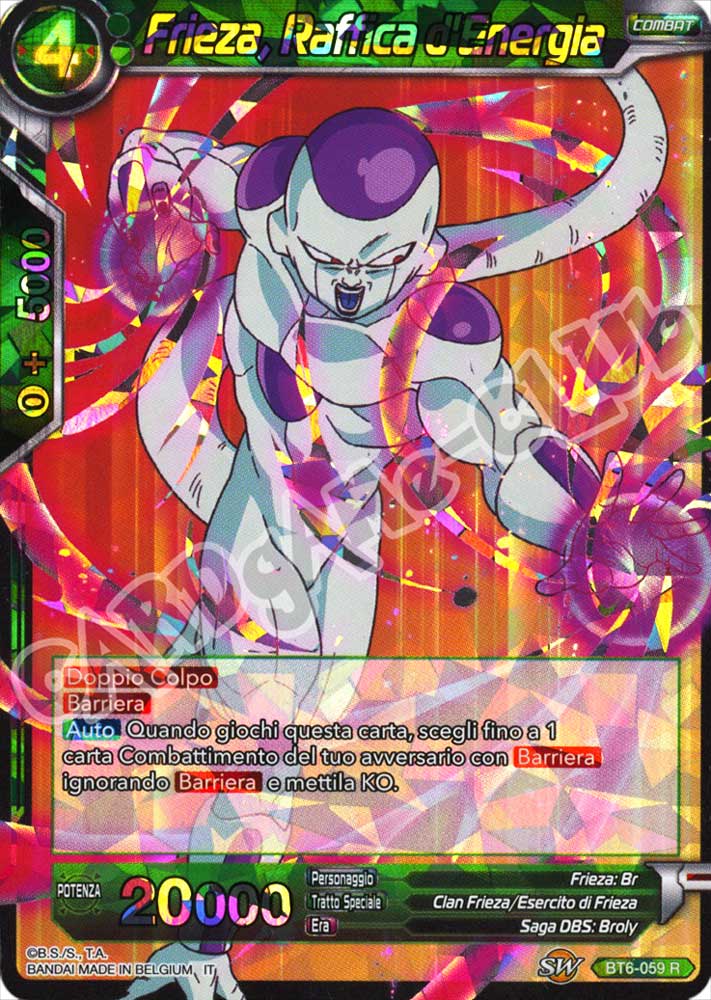 BT6-059 Frieza, Raffica d'Energia rara rara (IT) -NEAR MINT-