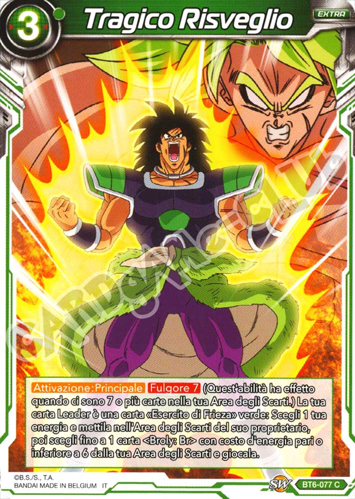 BT6-077 Tragico Risveglio comune normale (IT) -NEAR MINT-