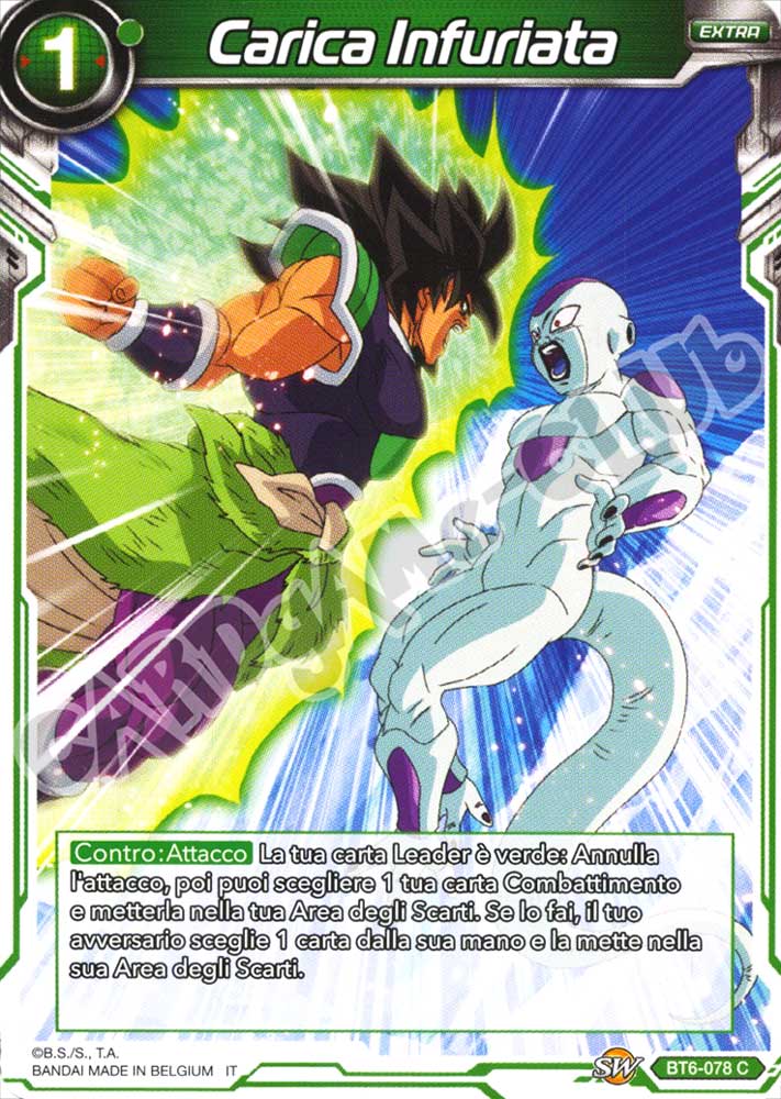 BT6-078 Carica Infuriata comune normale (IT) -NEAR MINT-